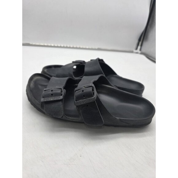 Birkenstock Arizona EVA Sandals Womens Size 6 EU 37 Black Waterproof Two Strap - Picture 5 of 9